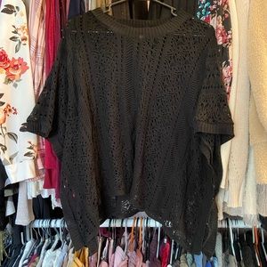 Crotchet shirt/cover up